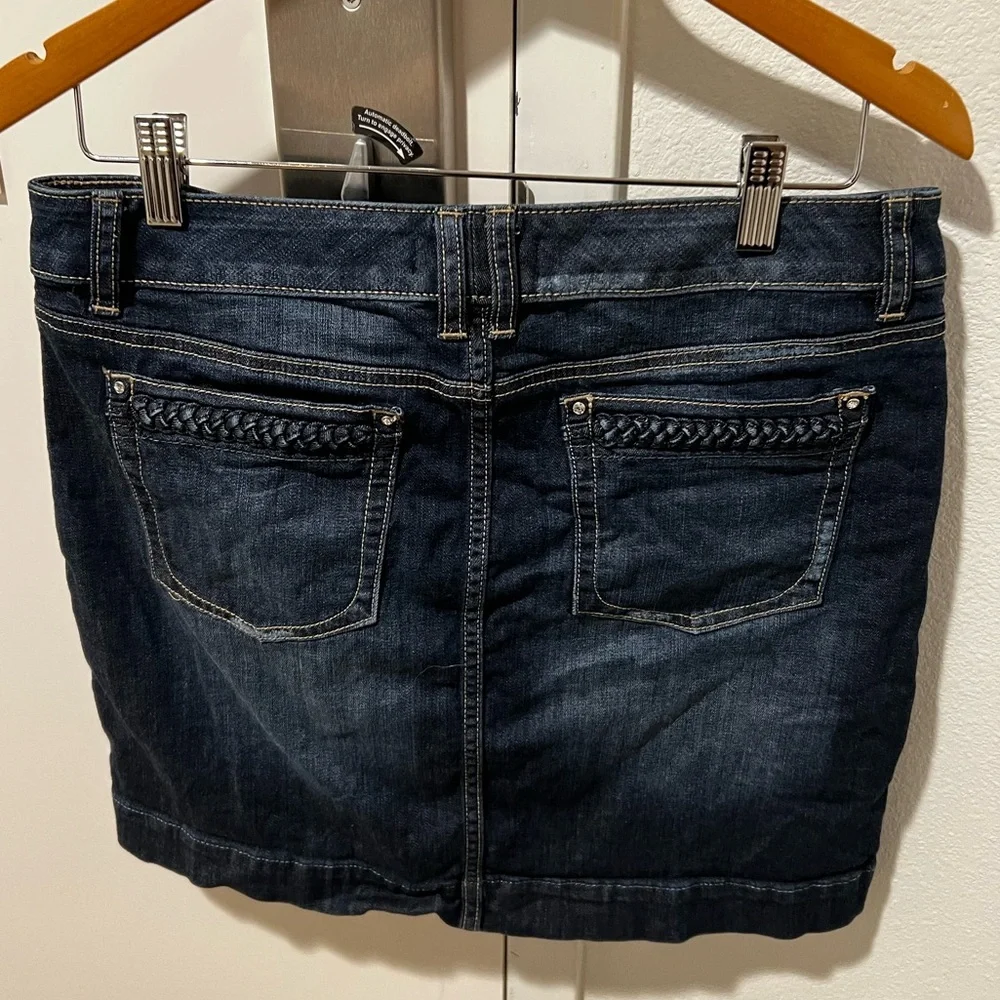 Womens White House Black Market Pencil Jean Mini Pencil Skirt Size 6